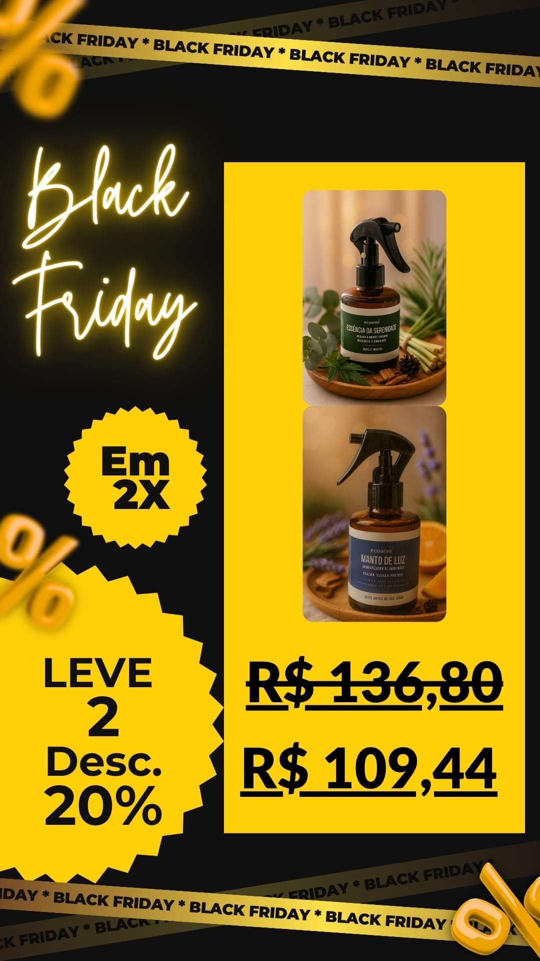 4 Black Friday 20% descontos