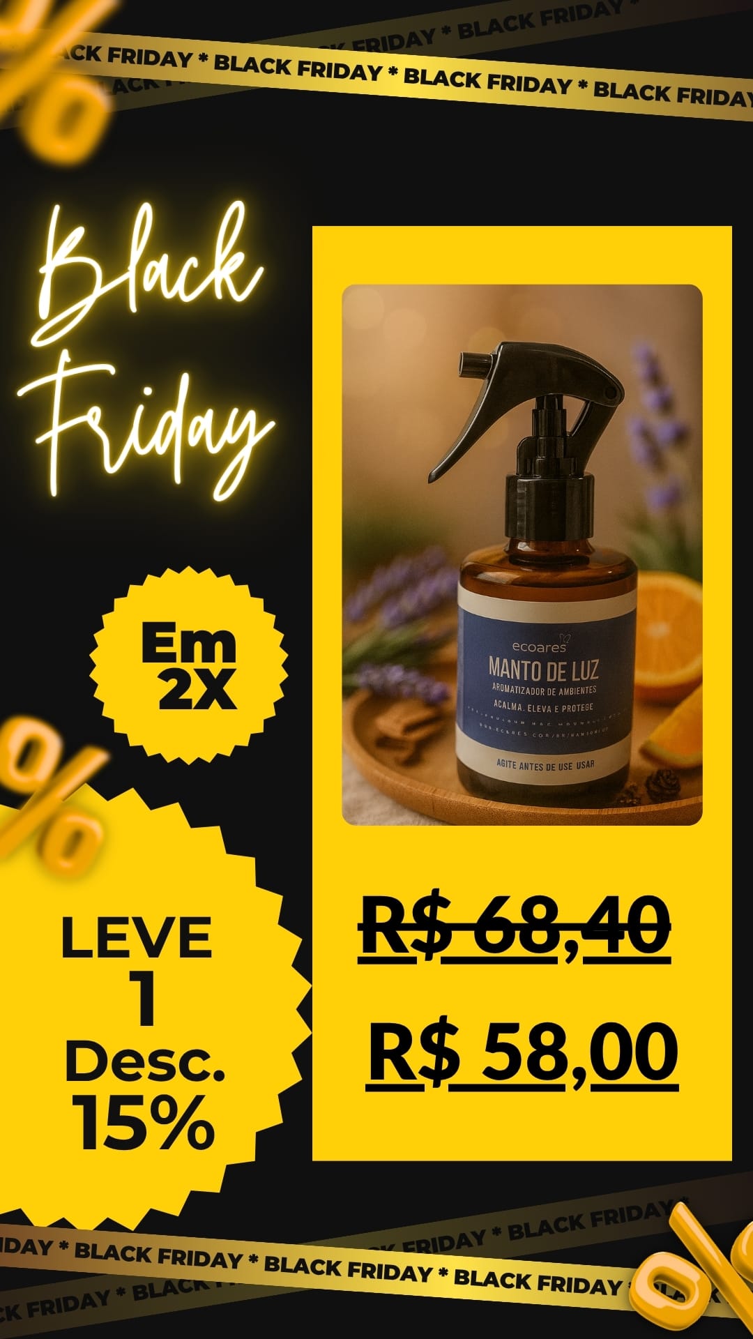 5 Black Friday 15% descontos